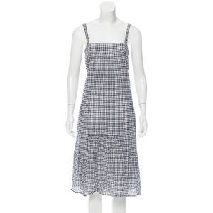 Jenni Kayne gingham check midi cotton sundress